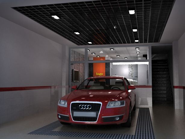 洗車(chē)場(chǎng)玻璃鋼格柵工程